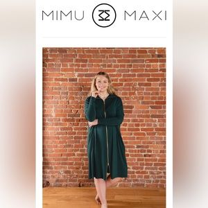 MIMUMAXI Zip dress- JEWEL